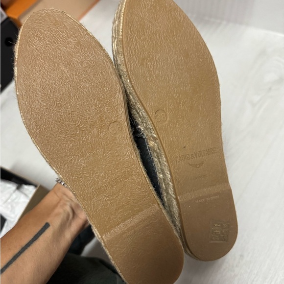 Zadig & Voltaire Canvas Espadrilles in Black - Picture 2 of 8